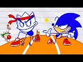 MAX RUNS FASTER THAN SONIC | Amazing Pencil Cartoon