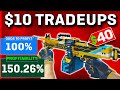 The most profitable trade ups in cs2 under 10 no risk