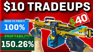 The MOST PROFITABLE Trade Ups in CS2 UNDER $10! (NO RISK)