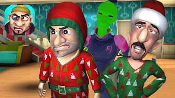 Scary Robber Home Clash - New Update Part 11 Sticking Around & Inter Stellar Prank Special Chapter