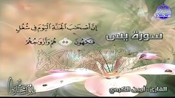 تلاوة ناضرة  من سورة " يس "  || للقارئ الشيخ : امين الكردي  || من مختارات المجد HD