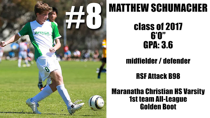 Matthew (Matt) Schumacher class of 2017 soccer hig...