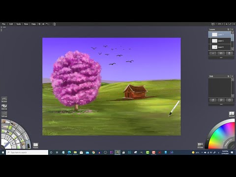 تعلم رسم بيوت شعبية بسيطه بالقلم الرصاص - اسكتش منظر اثري - YouTube