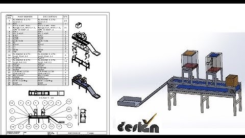 Packaging Machine Tutorial Drafting [SolidWorks] [Tutorial] [Drafting]