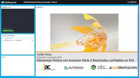 LIVE: Análisis por Elementos Finitos con Autodesk Inventor – Parte 2