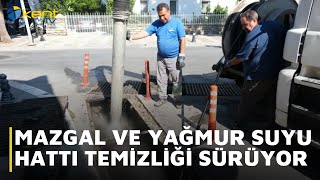 Mazgal Ve Yağmur Suyu Hatti Temi̇zli̇ği̇ Sürüyor