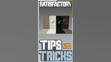 ⚪️⚫️Better Black And White Concrete⚫️⚪️ #shorts #satisfactory #bedplaysgames #tips #design