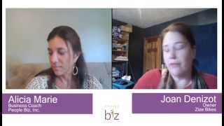 Business Coaching Session with Business Coach Alicia Marie and Business Owner Joan Denizot