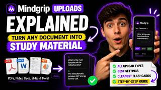Upload ANY File and Turn it to Flashcards — PDFs, Docs & More (Full Guide)