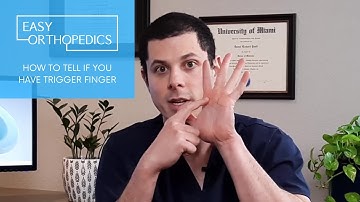 How to tell if you have trigger finger