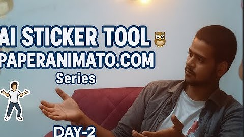 Day-2 | Turn Any Photo into Stickers Using AI | PaperAnimato.com Review 🔥@deskvid_tools