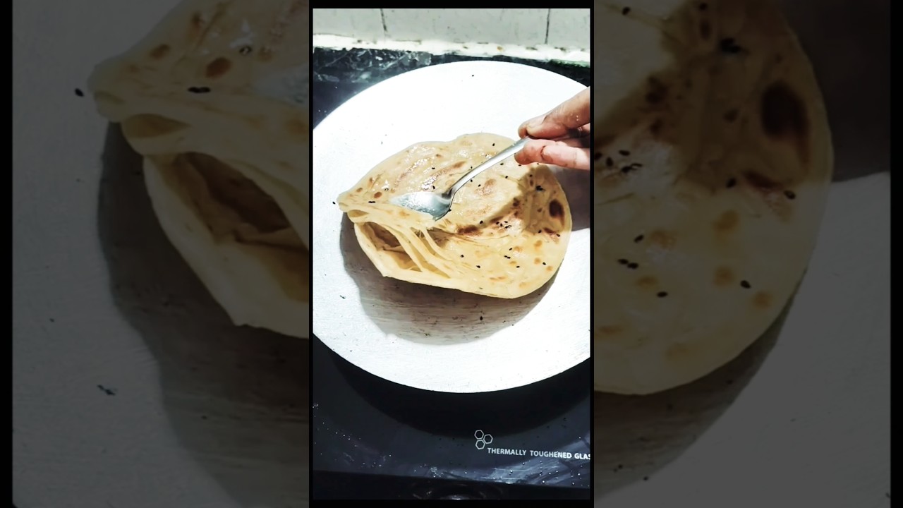 लच्छा पराठा | #shorts #youtubeshorts #trending #viral #cooking