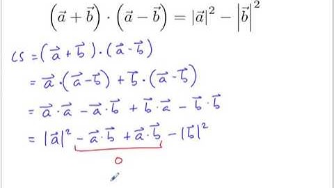 MCV4U - Dot Product of Geometric Vectors