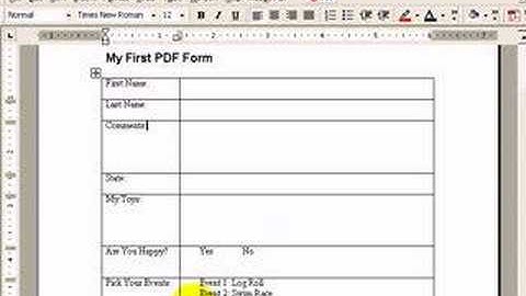 How To Build PDF Forms In Adobe Acrobat 2 of 14