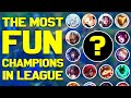 The most fun champions to play in league of legends  chosen by you
