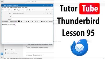 Thunderbird - Lesson 95 - Creating New Chat Account