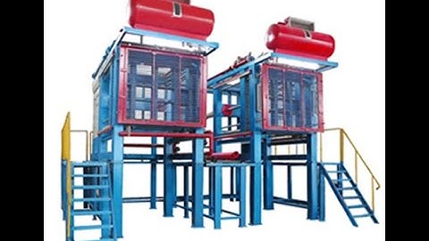 Auto EPS Foam Mould Machine Styrofoam Shape Moulding Machine EPS shape molding machine working video