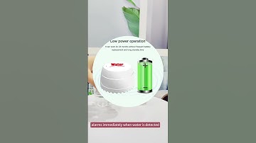 Tuya Smart WiFi Water Leakage Detector #WaterLeakDetector #TuyaSmart #HomeSecurity