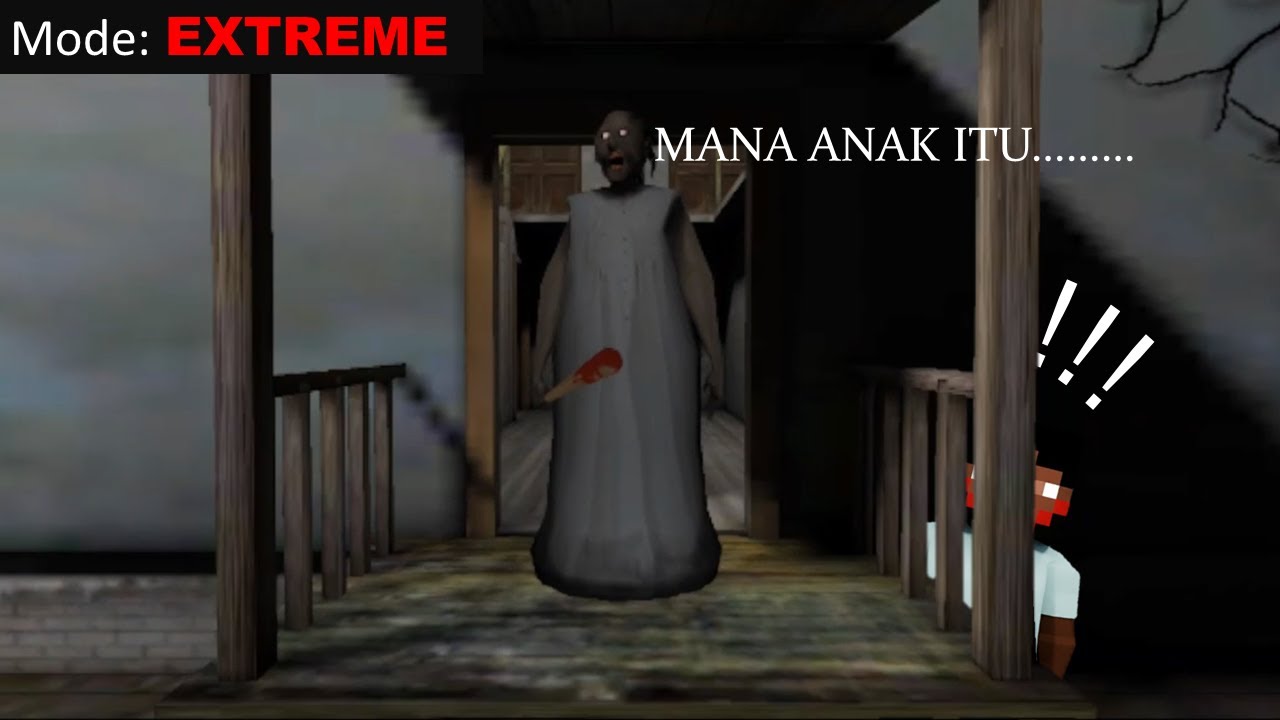 Akhir bisa melarikan diri gari rumah Granny ini dengan Mode EXTREME INI!!!...