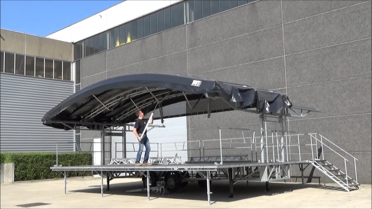 mobile stage trailer youtube