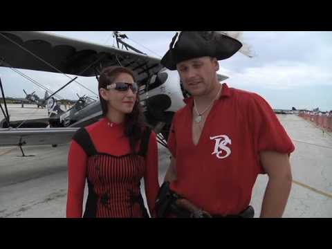 Pirate Skies with Amanda and Kyle Franklin at the Blue Angels Air Show in Key West, Florida