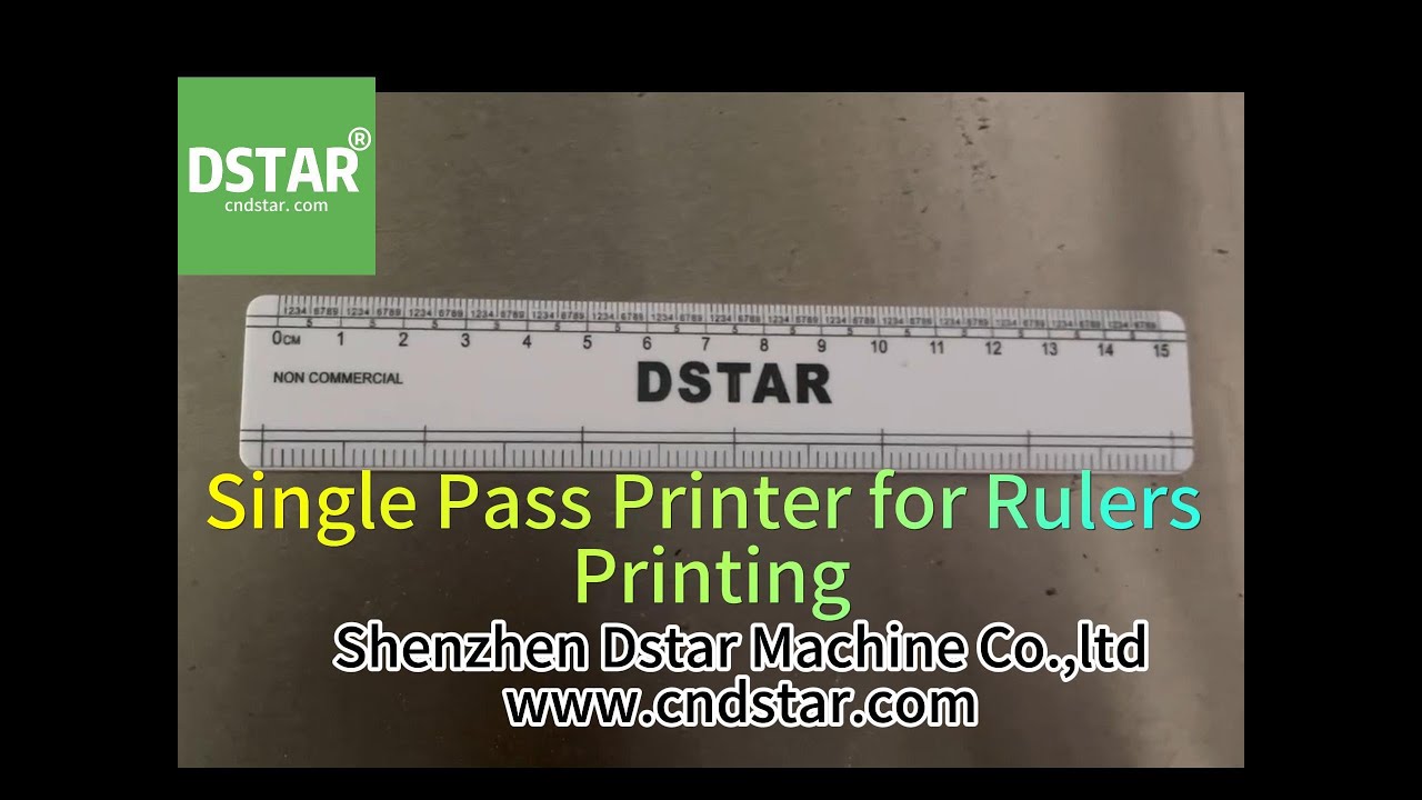 Single Pass Printer for Rulers Printing - YouTube