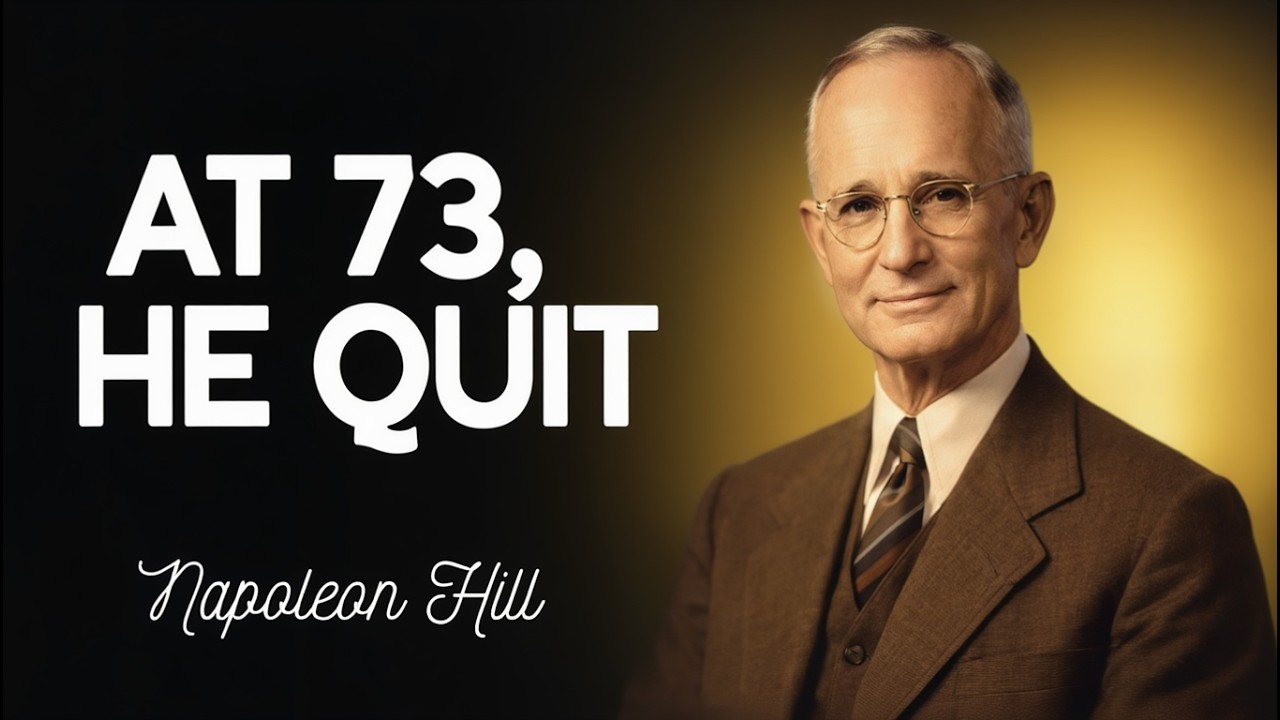 Why Napoleon Hill Left Everything and Walked Out at 73?
