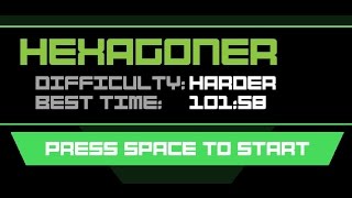 Super Hexagon: Level 2 Harder [88 seconds]