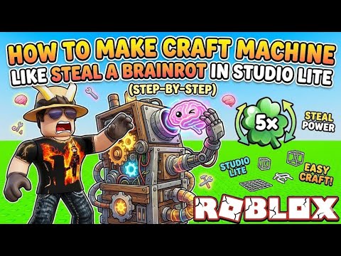 [FREE MODEL] How to make craft machine | Studio lite - YouTube