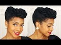 Easy Elegant Updo Perfect For Special Occasions | Natural Hair