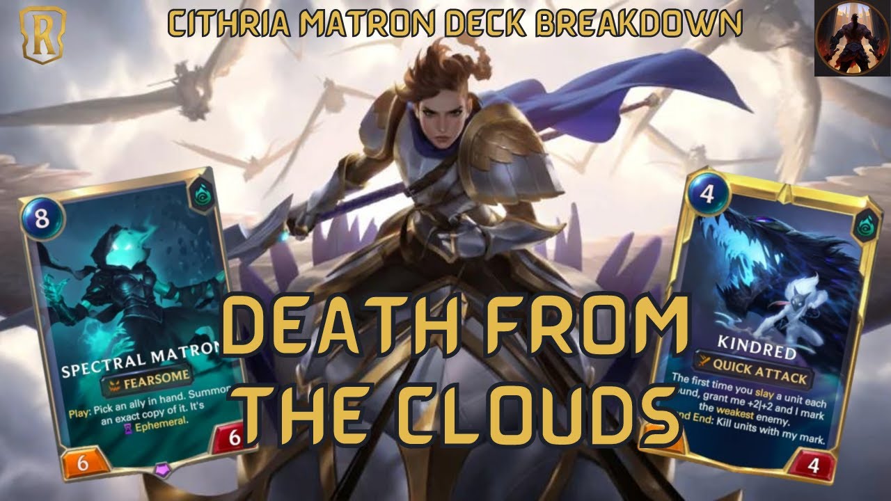 Death From The Clouds w/ Kindred Galio Matron Cithria | Deck Gameplay | Legends of Runeterra