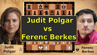 JUDIT POLGAR VS BERKES — MASTERCLASS IN THE FRENCH DEFENSE! ♟🔥 #polgar  #chesslegends