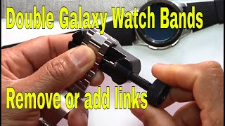Galaxy Watch 2 Pack Stainless Steel Band How to Remove or add links screenshot 2