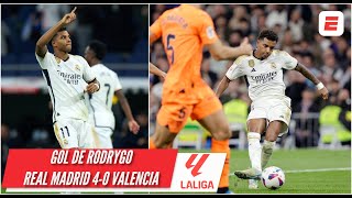 GOLEADA del Real Madrid. RODRYGO APROVECHA el ERROR del Valencia y anota el 4-0 | La Liga