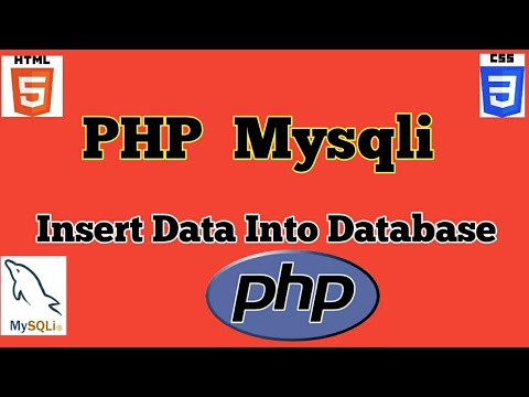 PHP MySQL Insert Form Data into Database Table |Web Tutorial in Urdu/Hindi