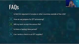 Syspro EFT and NACHA