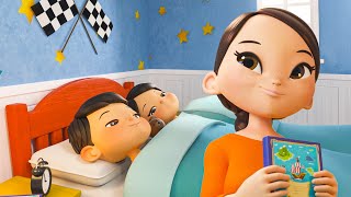 this is way bed bedtime routins kids sing along nursery