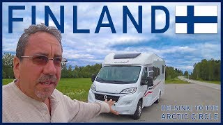 RVing in Finland. Road Trip to the Arctic Circle