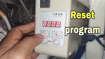 EDSUN R9 servo motor control box reset program