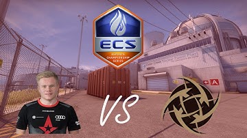 POV - Magisk (Astralis)(22-11) vs NiP / nuke / ECS Season 6 Finals