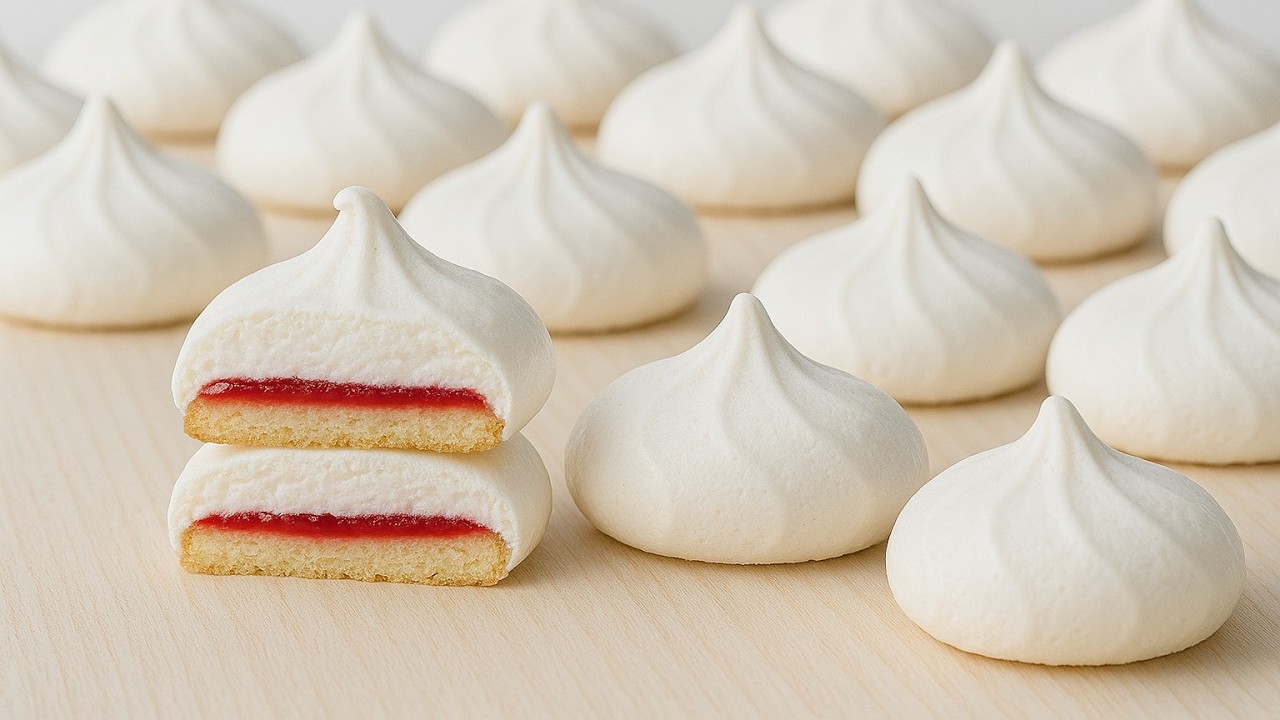 Остались белки? Обязательно приготовьте это! Эти безе тают во рту!