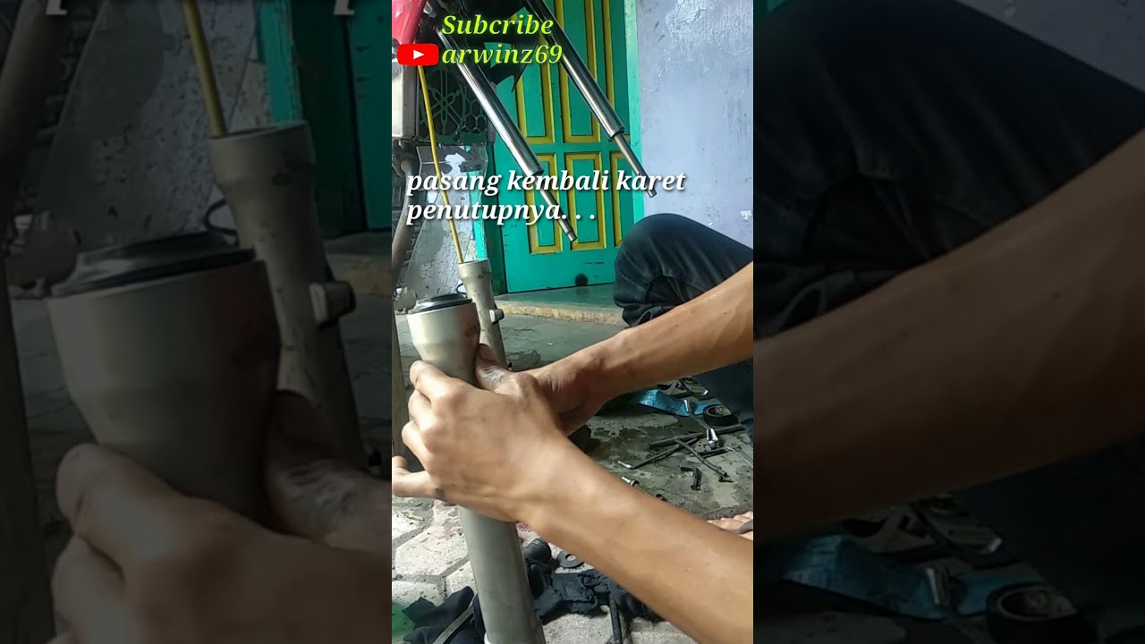 CARA GANTI SEAL SHOCK VIXION ATAU SCORPIO SENDIRI Ganti Sil Shock