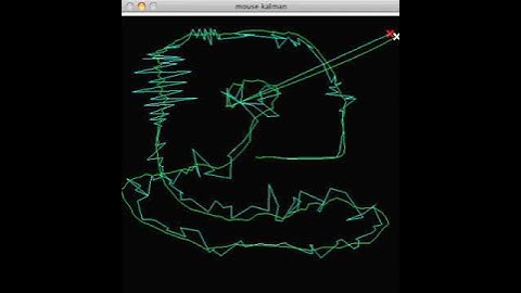 Kalman Filter for 2D tracking with OpenCV