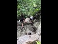 Friend climbing