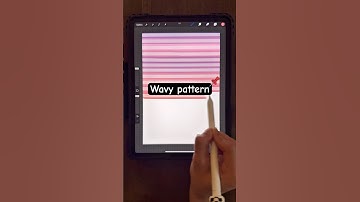 Creating a wavy pattern in procreate. #art #shorts #procreate #waves #digitalart #ipadart #abstract
