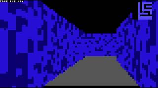 QBX - 3D Maze in 80x50 text mode