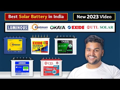 Best Solar Battery for Home | Best Solar Battery in India | Solar Battery Price & Review