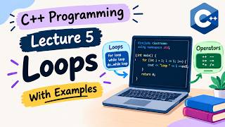 Lecture 5 | Loops in C++ in Urdu/Hindi | For Loop, While Loop & Do-While Loop | C++ Programming. 