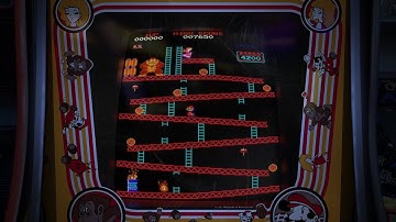 Donkey Kong (Arcade) realistic with HSM reflective shader and tilted screen