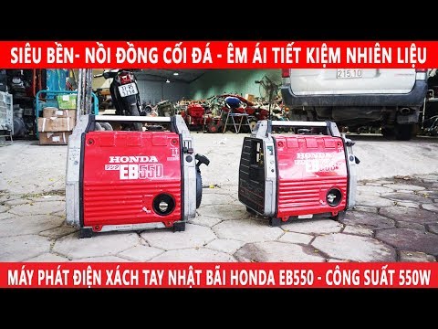 Video Máy Phát Điện Xách Tay Mini Honda EB550 Hàng Nhật Bãi... - youtube